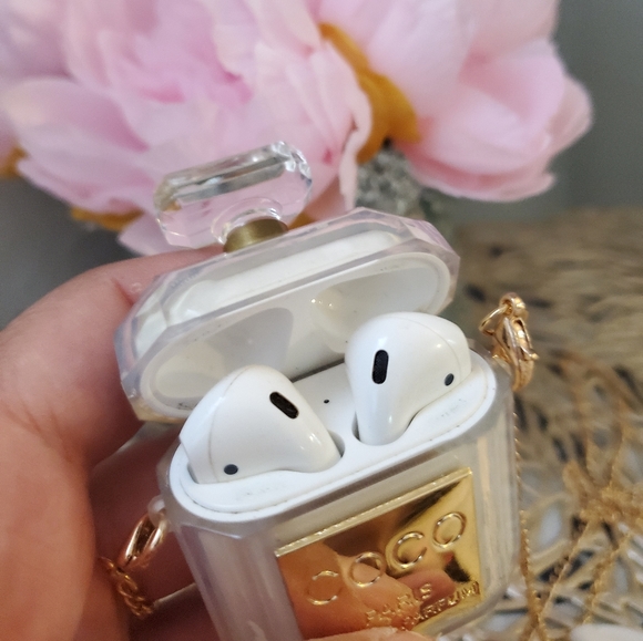 Accessories Airpod Gen 1 2 Silicone Gold Perfume Bottle Case Poshmark